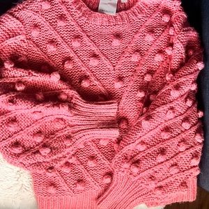 C/MEO collective sweater pink size large